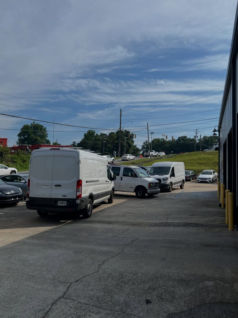 If you know our parking lot, August is the busiest...